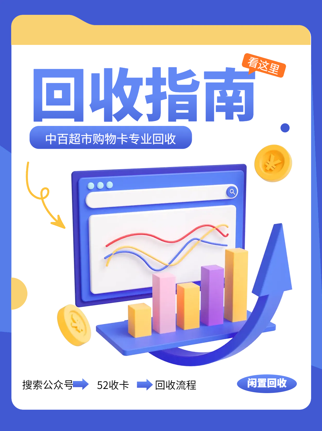 别让中百超市购物卡浪费，回收实现新价值