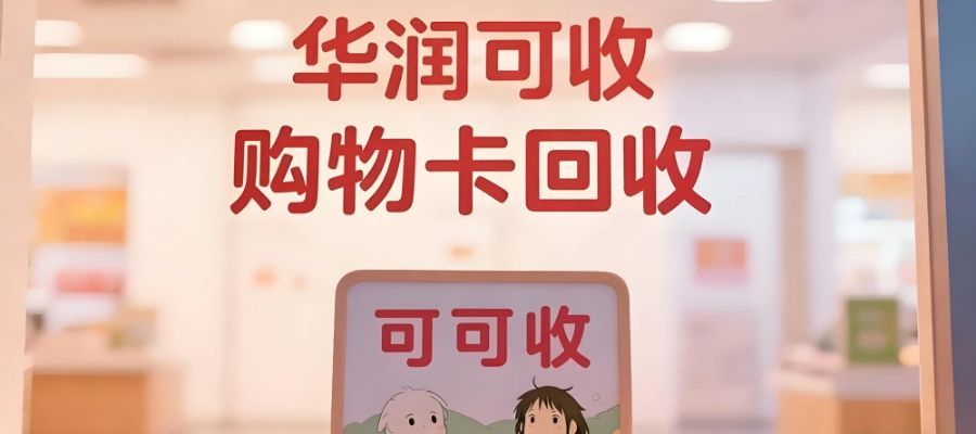 华润万家礼品卡闲置怕过期、遇骗？可可收 93-96 折变现，3 分钟安全兑现金