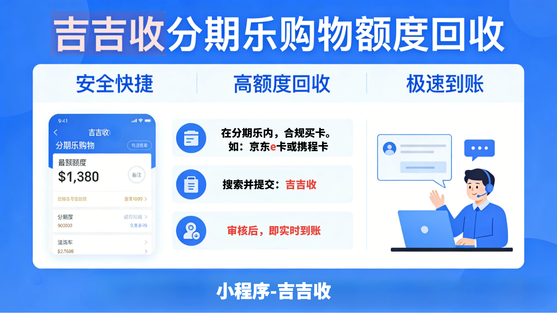 分期乐购物额度咋回收？3 分钟速懂最优法✨
