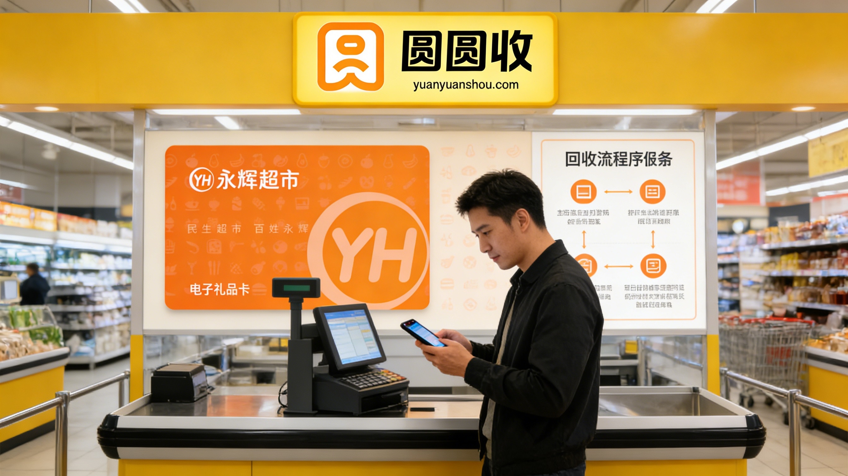 永辉超市卡闲置资产处置指南：圆圆收平台的专业化解决方案