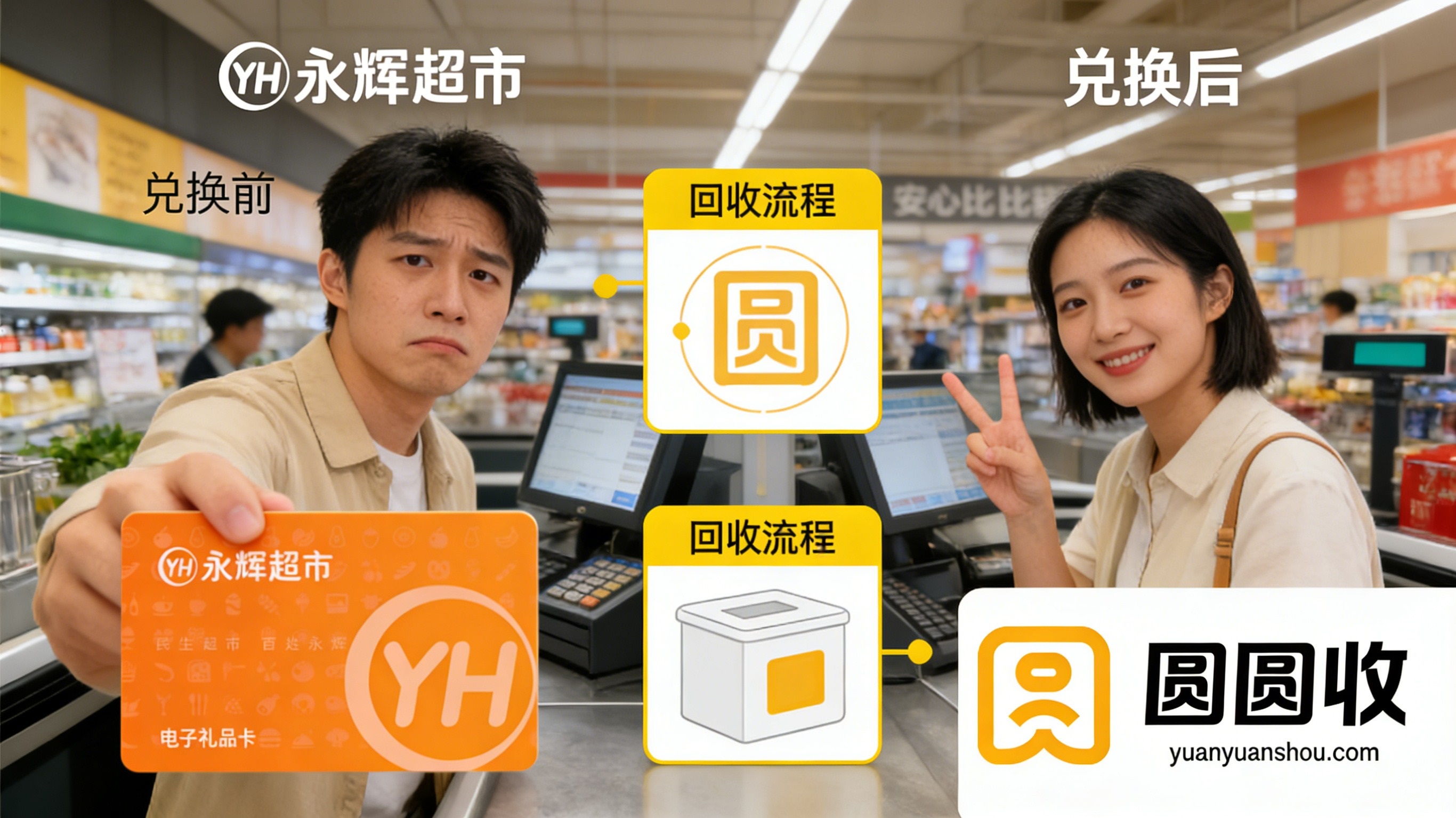 抽屉里的永辉超市卡，该给它找个新去处了