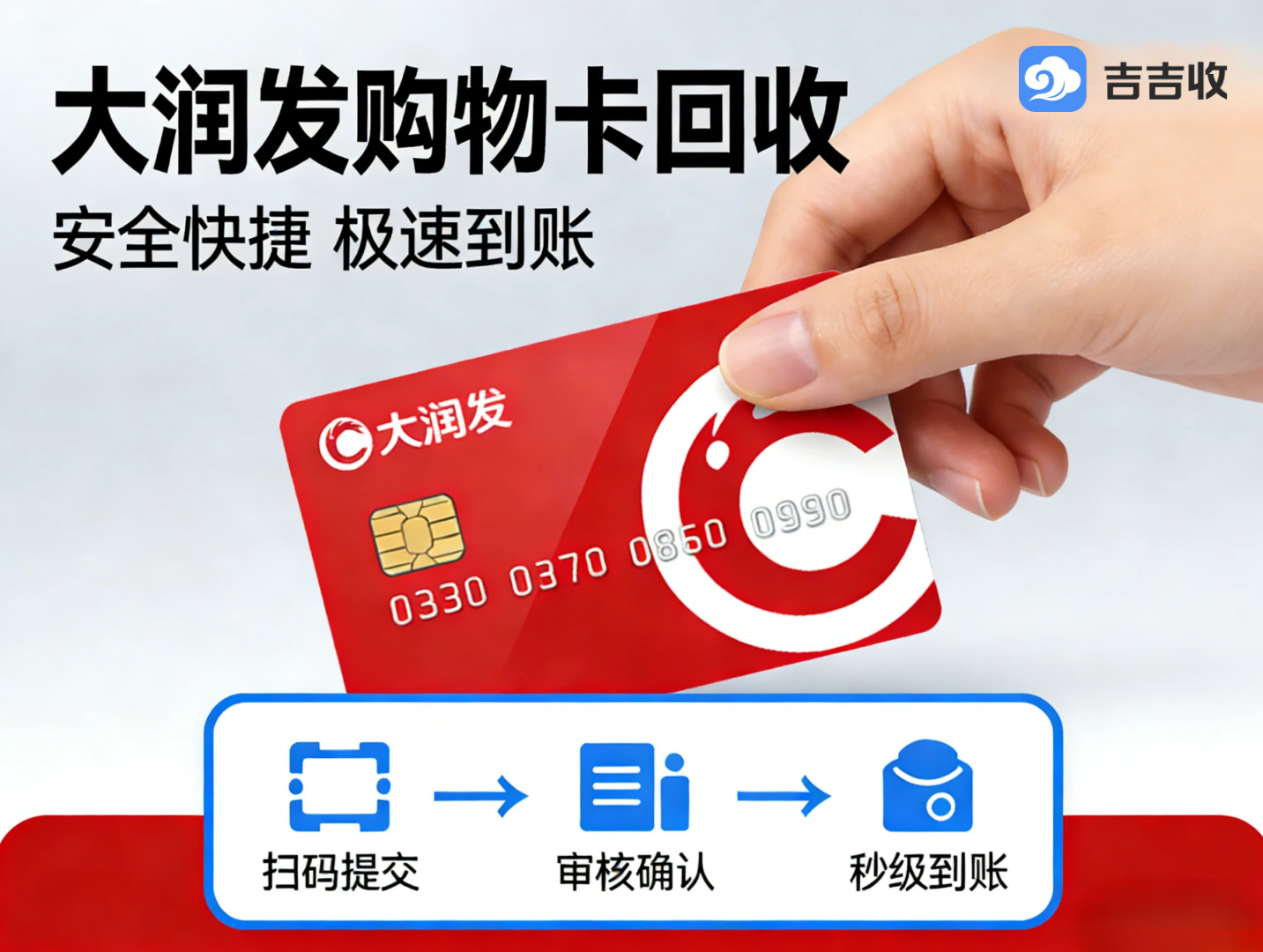 大润发购物卡变现妙招！零套路 瞬间到账