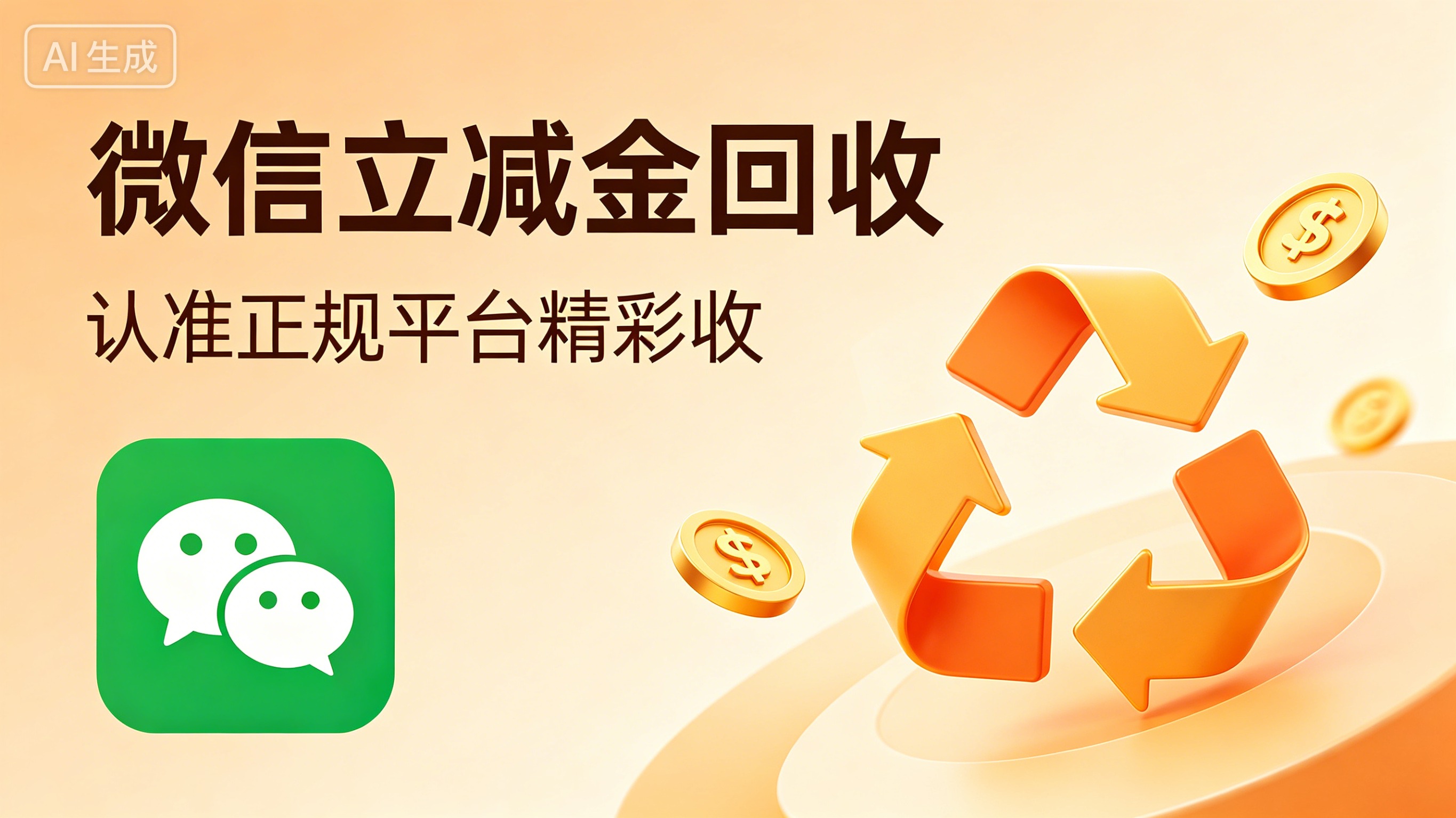 微信立减金回收怎么变现？避开3大回收套路，安全换现金