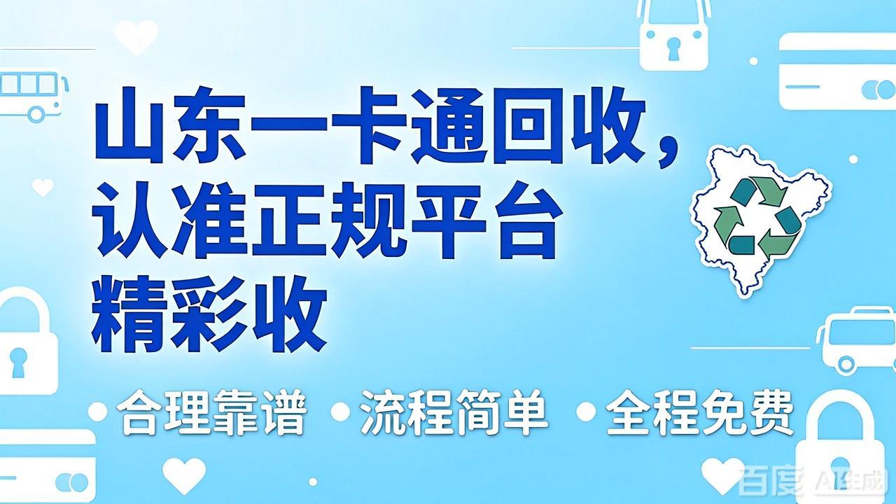 山东一卡通回收如何操作更安全？