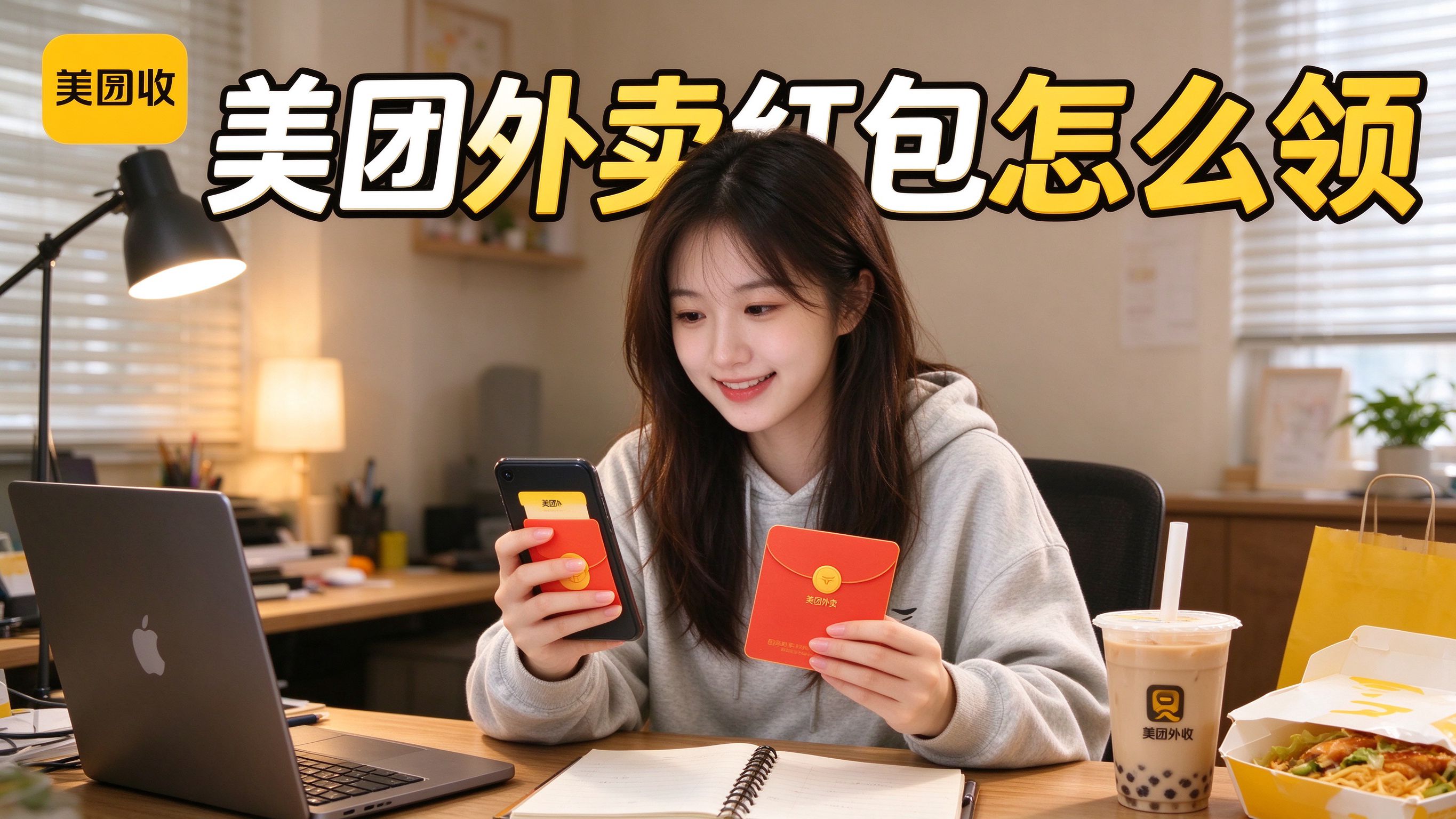 美团外卖红包怎么领？每天领红包，点外卖省一杯奶茶钱
