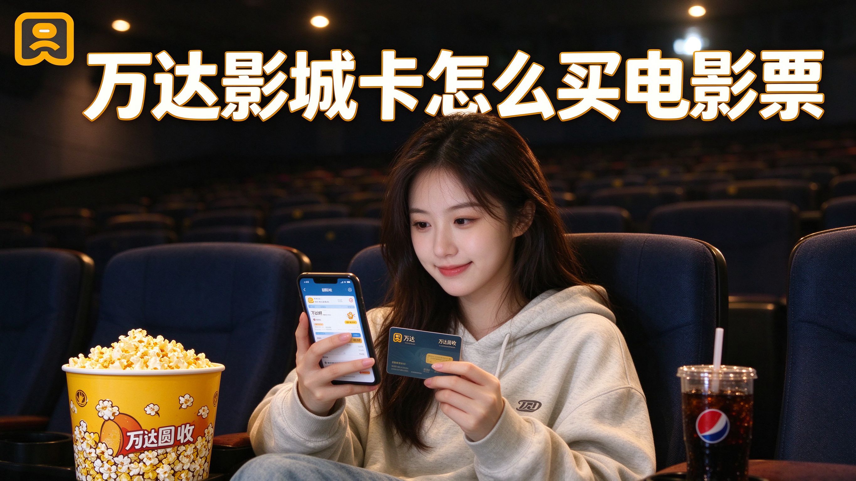 万达影城电影卡怎么买电影票？手机上选座，直接抵扣