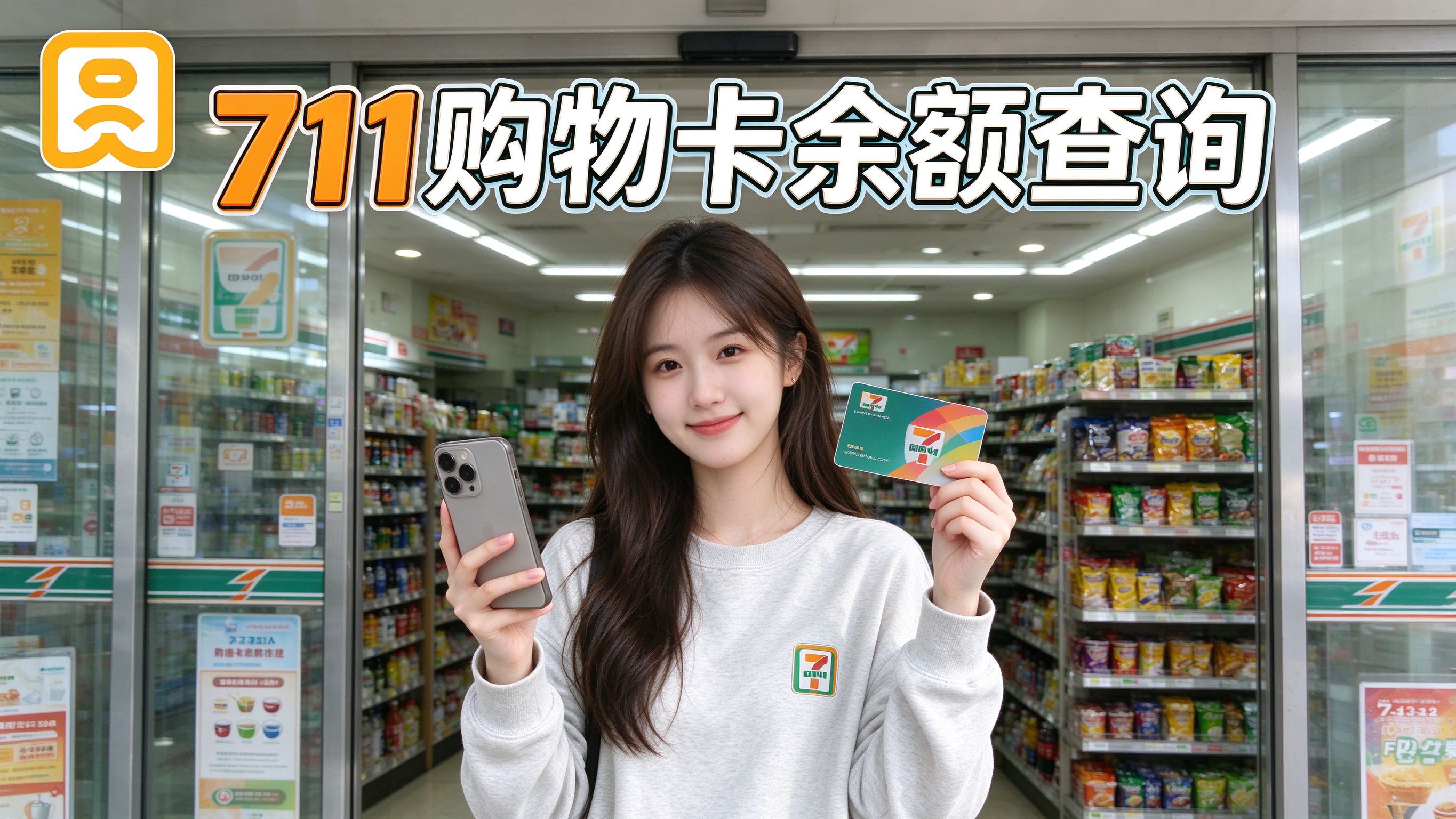 7-11便利店购物卡余额怎么查？3种方法，店里就能问
