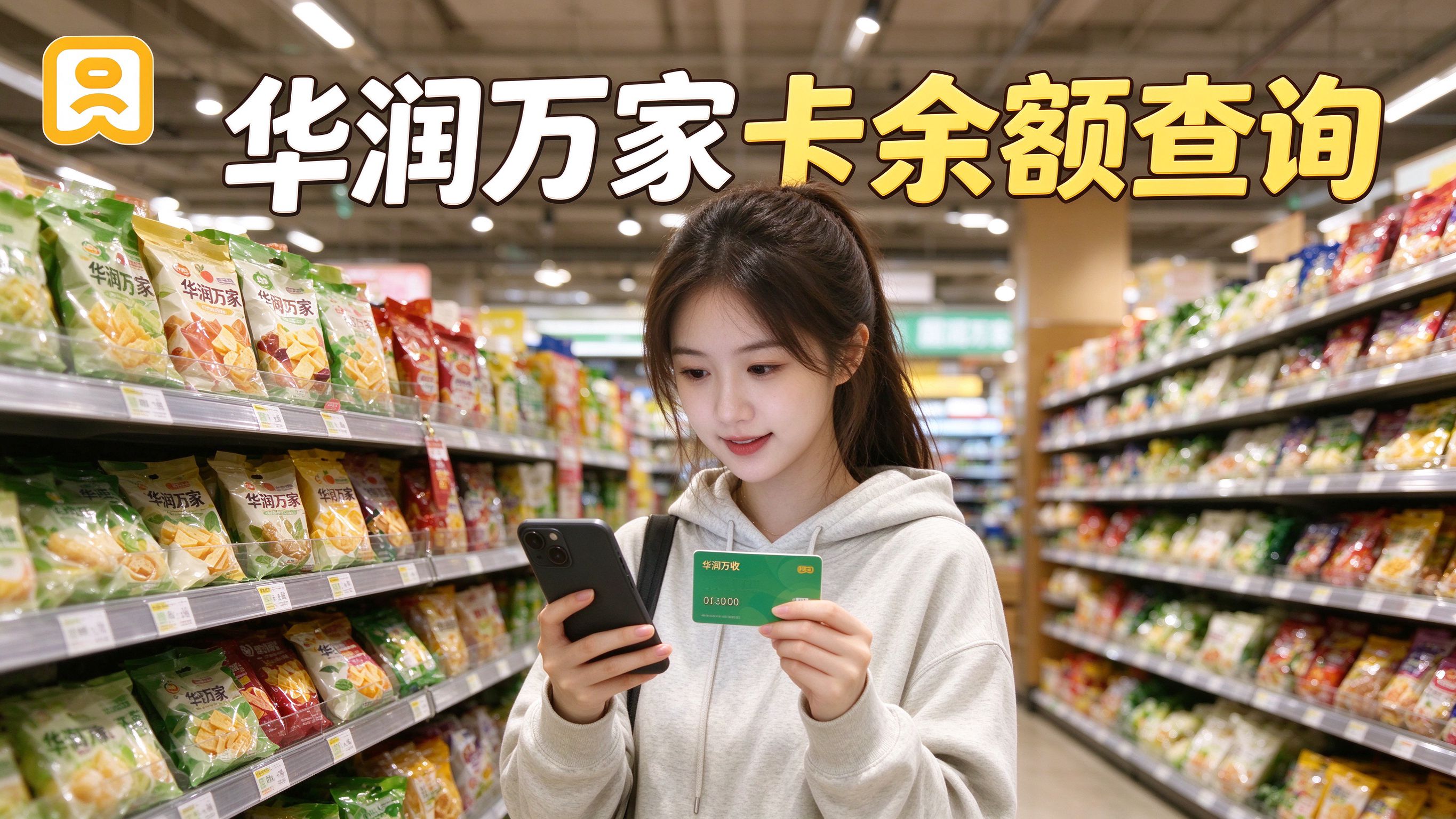 华润万家超市卡余额怎么查？3种方法，不用跑超市