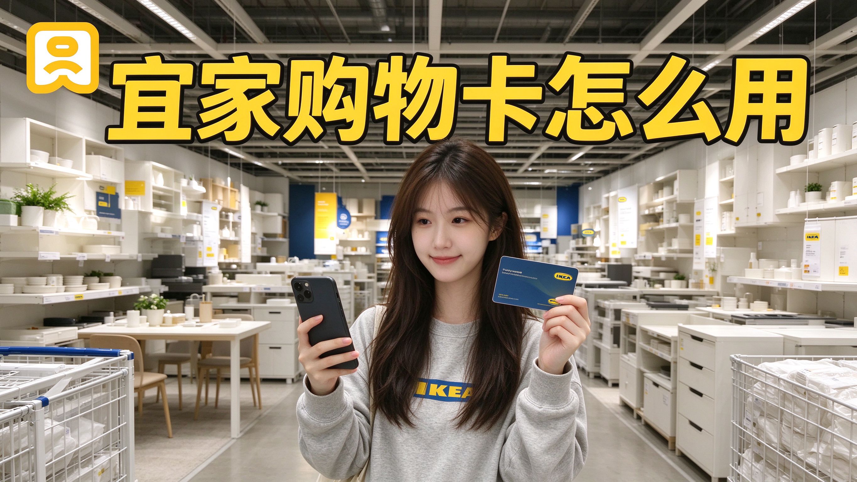 宜家购物卡怎么用？买家具买家居用品，别浪费了卡里的钱