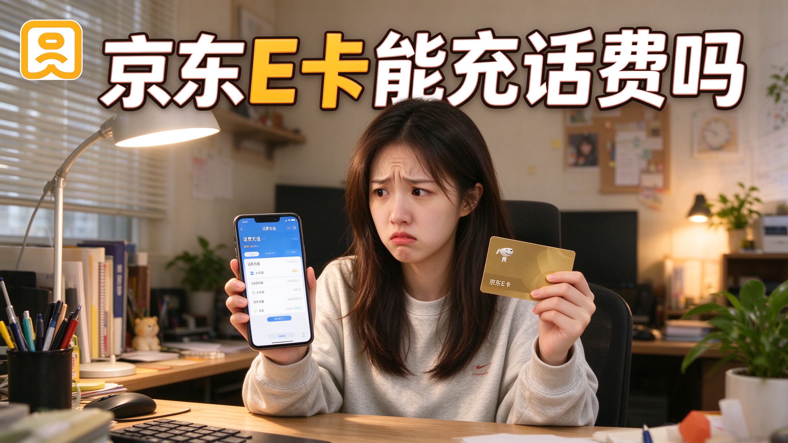 京东E卡能充话费吗？别白跑一趟，先看这篇