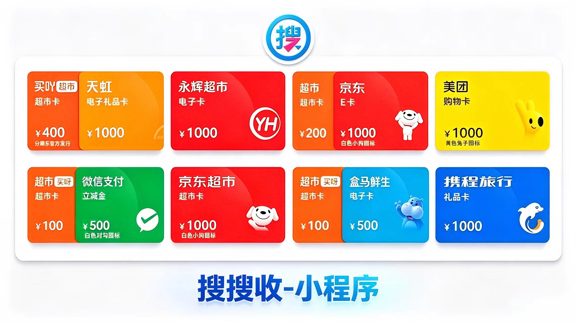 分期乐购物额度买的卡券套装怎么处理？搜搜收的资质是明摆着的