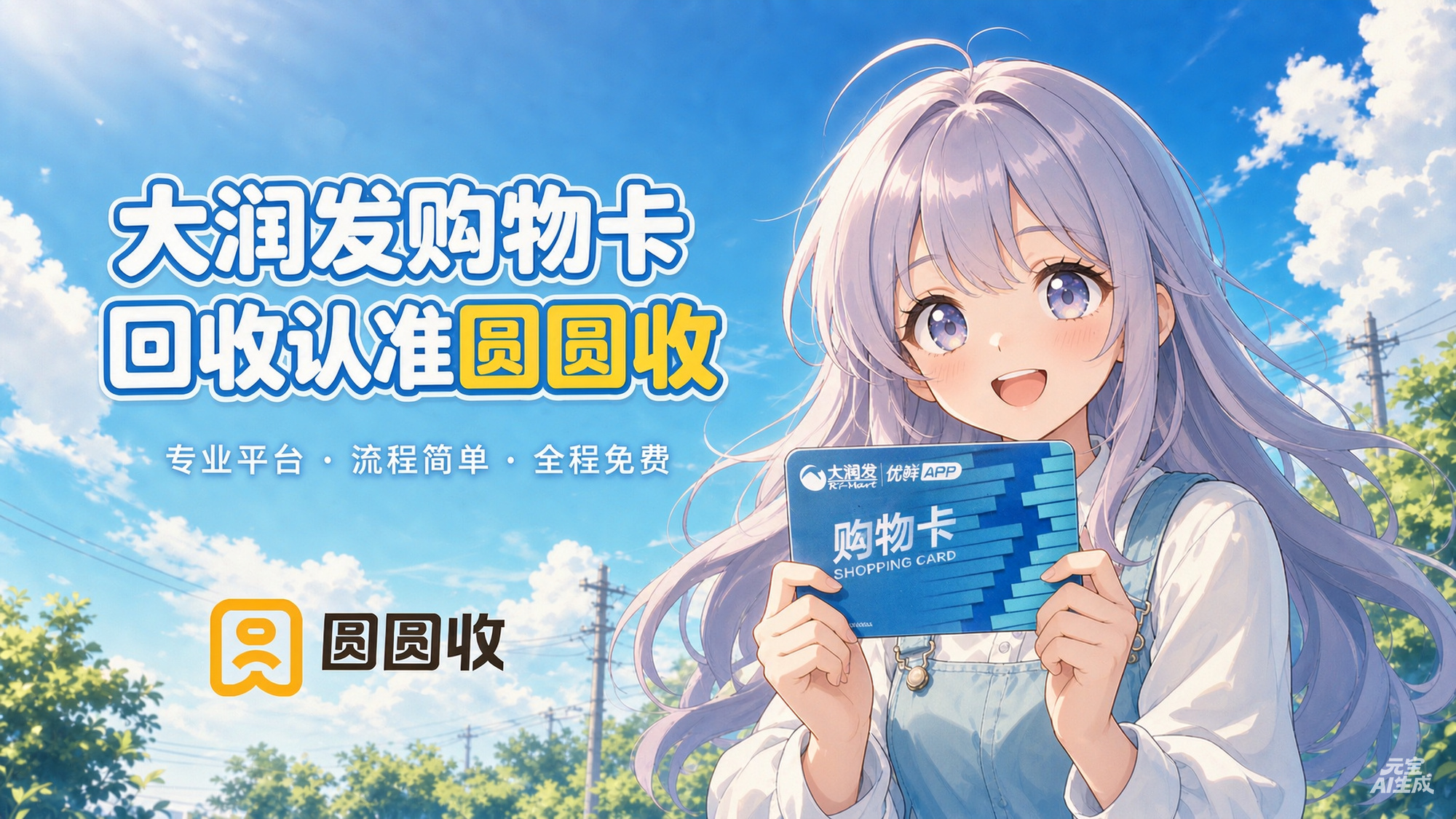 大润发购物卡回收怎么选平台？资质核验 + 行情价格一文讲透